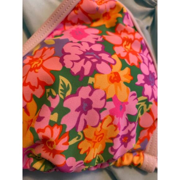 Floral triangle bikini top - Picture 2 of 5